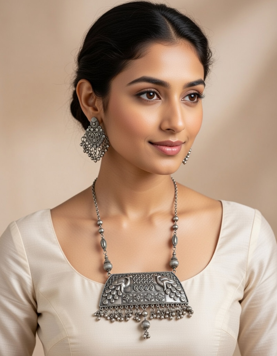 Noor heritage pendant set preview