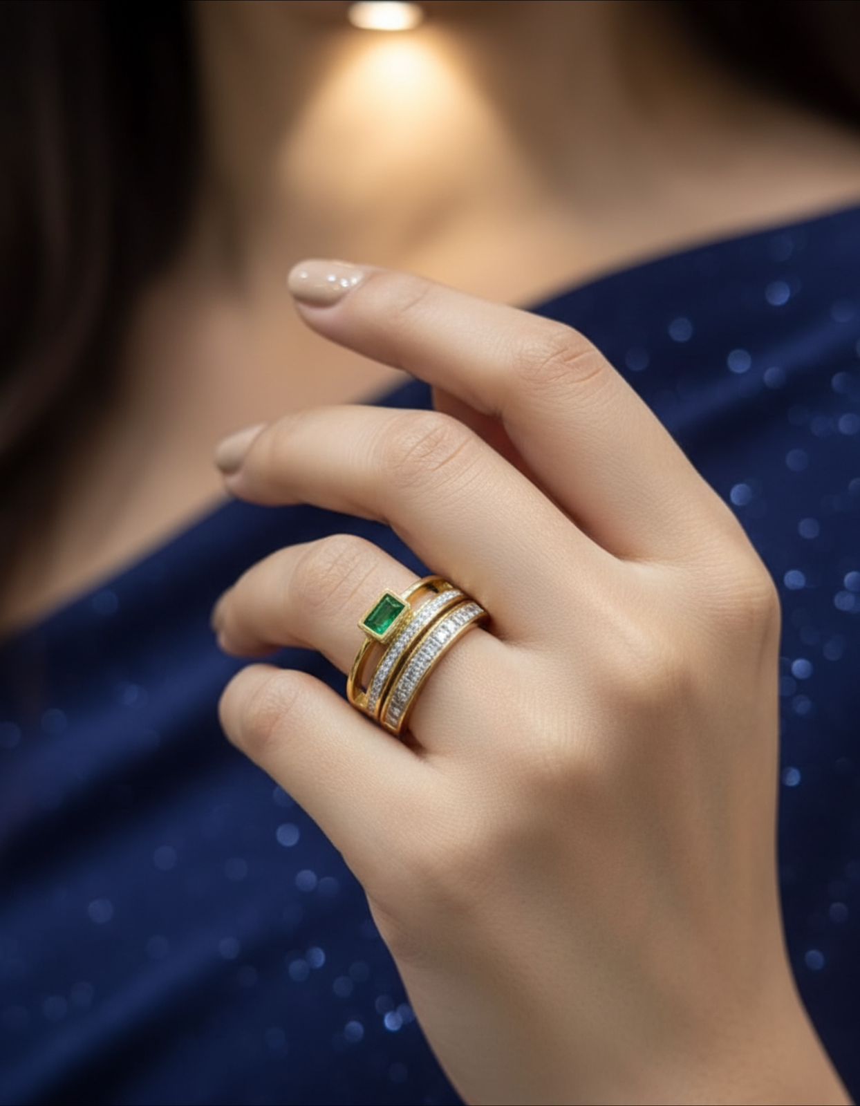 Royal emerald ring preview